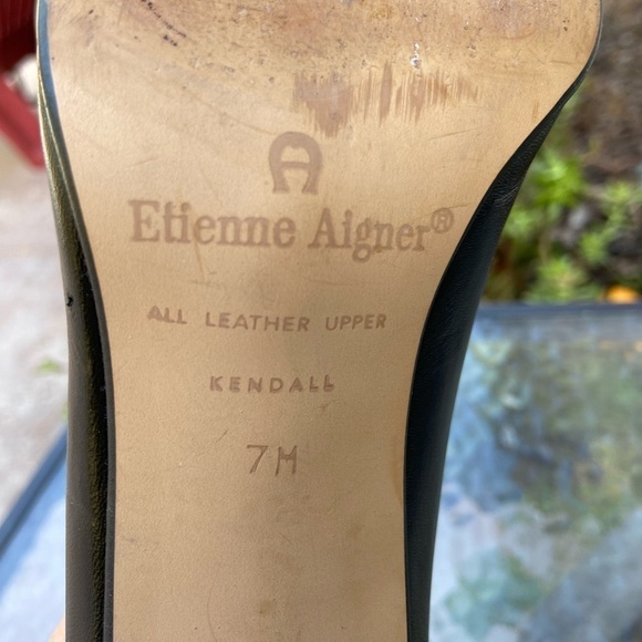 Etienne Aigner “Kendall” Leather Pumps, 7M - Picture 12 of 16